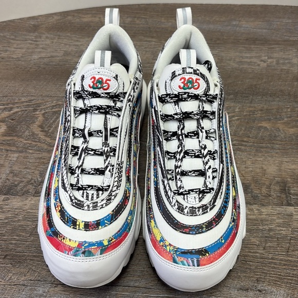 Nike Air Max Plus 97 “305 Miami” Sneakers White Black Habanero Red – Size 8.5 main image 5
